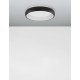 Triac Dimmable Sandy Black Aluminium & Acrylic LED 32 Watt 230 Volt 1952Lm 3000K IP20 D: 41 H: 8.5 cm 