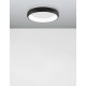 Triac Dimmable Sandy Black Aluminium & Acrylic LED 32 Watt 230 Volt 1952Lm 3000K IP20 D: 41 H: 8.5 cm 