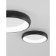 Triac Dimmable Sandy Black Aluminium & Acrylic LED 32 Watt 230 Volt 1952Lm 3000K IP20 D: 41 H: 8.5 cm 