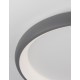 Triac Dimmable Sandy Gray Aluminium & Acrylic LED 50 Watt 230 Volt 2876Lm 3000K IP20 D: 61 H: 8.5 cm 
