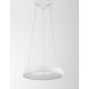 Triac Dimmable Sandy White Aluminium & Acrylic LED 32 Watt 230 Volt 1950Lm 3000K IP20 D: 41 H: 120 cm Adjustable Height 