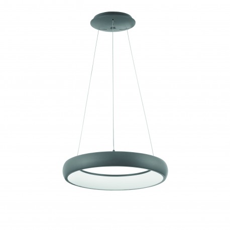 Triac Dimmable Sandy Gray Aluminium & Acrylic LED 32 Watt 230 Volt 1950Lm 3000K IP20 D: 41 H: 120 cm Adjustable Height 