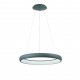 Triac Dimmable Sandy Gray Aluminium & Acrylic LED 52 Watt 230 Volt 2685Lm 3000K IP20 D: 61 H: 120 cm Adjustable Height 