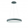 Triac Dimmable Sandy Gray Aluminium & Acrylic LED 52 Watt 230 Volt 2685Lm 3000K IP20 D: 61 H: 120 cm Adjustable Height