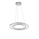 Chrome Aluminium & Acrylic LED 53 Watt 230 Volt 5071Lm 3000K IP20 D: 60 H: 120 cm Adjustable Height & Adjustable 