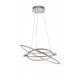Chrome Aluminium & Acrylic LED 53 Watt 230 Volt 5071Lm 3000K IP20 D: 60 H: 120 cm Adjustable Height & Adjustable 