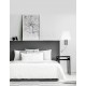Chrome Aluminium & White Shade Adjustable Switch On/Off LED Samsung 3 Watt 190Lm 3000K E27 1x12 Watt 230 Volt IP20 Bulb Excluded