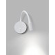 White Aluminium Adjustable Switch On/Off LED Samsung 3 Watt 190Lm 3000K IP20 L: 10 W: 3 H: 44 cm 