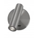 Chrome Aluminium Adjustable Switch On/Off LED Samsung 3 Watt 190Lm 3000K IP20 L: 11 W: 9 H: 11 cm Rotating & Adjustable 