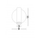Chrome Aluminium Adjustable Switch On/Off LED Samsung 3 Watt 190Lm 3000K IP20 L: 11 W: 9 H: 11 cm Rotating & Adjustable 