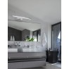 Chrome Aluminium & Acrylic LED 18 Watt 230 Volt 530Lm 4000K IP44 L: 57 W: 4.5 H: 19 cm