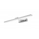Chrome Aluminium & Acrylic LED 18 Watt 230 Volt 530Lm 4000K IP44 L: 57 W: 4.5 H: 19 cm 