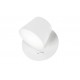 White Aluminium & Acrylic Adjustable Switch On/Off LED Edison 6 Watt 230 Volt 528Lm 3000K IP20 L: 12 W: 12 H: 12 cm 