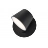 Black Aluminium & Acrylic Adjustable Switch On/Off LED Edison 6 Watt 230 Volt 528Lm 3000K IP20 L: 12 W: 12 H: 12 cm