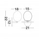 Brass Metal White Glossy Glass LED E14 1x5 Watt 230 Volt IP20 Bulb Excluded D: 21 W: 18 H: 22 cm 