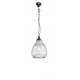 Clear Glass Dark Brown Base & Chain LED E27 1x12 Watt 230 Volt IP20 Bulb Excluded D: 27 H1: 45 H2: 120 cm 