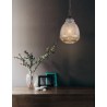 Amber Glass Dark Brown Base & Chain LED E27 1x12 Watt 230 Volt IP20 Bulb Excluded D: 27 H1: 45 H2: 120 cm