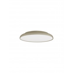 3000K Triac Dimmable Champagne Gold Aluminium & Acrylic LED 40 Watt 220-240 Volt 2541Lm IP20 D: 45 H: 9 cm 