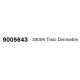 3000K Triac Dimmable Champagne Gold Aluminium & Acrylic LED 40 Watt 220-240 Volt 2541Lm IP20 D: 45 H: 9 cm 