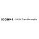 3000K Triac Dimmable Sandy Black Aluminium & Acrylic LED 40 Watt 220-240 Volt 2541Lm IP20 D: 45 H: 9 cm 