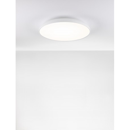 3000K Triac Dimmable Sandy White Aluminium & Acrylic LED 50 Watt 220-240 Volt 3741Lm IP20 D: 60 H: 9 cm 