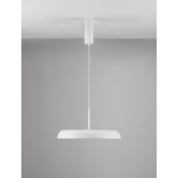 3000K Triac Dimmable Sandy White Aluminium & Acrylic LED 40 Watt 220-240 Volt 2541Lm IP20 Remote Control Included D: 45 H: 150 
