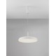3000K Triac Dimmable Sandy White Aluminium & Acrylic LED 40 Watt 220-240 Volt 2541Lm IP20 Remote Control Included D: 45 H: 150 