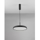 3000K Triac Dimmable Sandy Black Aluminium & Acrylic LED 40 Watt 220-240 Volt 2541Lm IP20 Remote Control Included D: 45 H: 150 