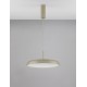3000K Triac Dimmable Champagne Gold Aluminium & Acrylic LED 40 Watt 220-240 Volt 2541Lm IP20 Remote Control Included D: 45 H: 1
