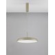 3000K Triac Dimmable Champagne Gold Aluminium & Acrylic LED 40 Watt 220-240 Volt 2541Lm IP20 Remote Control Included D: 45 H: 1