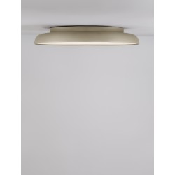 2700-6000K Dimmable Champagne Gold Aluminium & Acrylic LED 50 Watt 220-240 Volt 3741Lm IP20 D: 60 H: 9 cm 