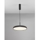 2700-4000K CCT Dimmable Sandy Black Aluminium & Acrylic LED 40 Watt 220-240 Volt 2541Lm IP20 Remote Control Included D: 45 H: 1