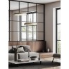 2700-4000K CCT Dimmable Champagne Gold Aluminium & Acrylic LED 40 Watt 220-240 Volt 2541Lm IP20 Remote Control Included D: 45 H