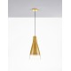 Gold Metal Gradient Glass LED E27 1x12 Watt 230 Volt IP20 Bulb Excluded D: 23 H1: 45 H2: 120 cm Adjustable height 