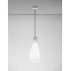 White Glossy Glass LED E27 1x12 Watt 230 Volt IP20 Bulb Excluded D: 23 H1: 45 H2: 120 cm Adjustable height 
