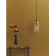 Sandy Gold Metal Glossy Light Green, Dark Green & Orange Glass LED E14 1x5 Watt 230 Volt IP20 Bulb Excluded D: 10.8 H1: 30 H2: 