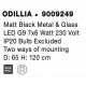 Matt Black Metal & Clear Glass LED G9 11x6 Watt 230 Volt IP20 Bulb Excluded Two Ways Of Mounting D: 65 H: 120 cm Adjustable he