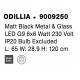 Matt Black Metal & Clear Glass LED G9 7x6 Watt 230 Volt IP20 Bulb Excluded L: 65 W: 28.9 H: 120 cm Adjustable height 