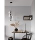Matt Black Metal & Clear Glass LED G9 6x6 Watt 230 Volt IP20 Bulb Excluded L: 28 W: 23.2 H: 120 cm Adjustable height 