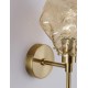 Brass Gold Metal & Amber Glass LED E14 Watt 1x5 Watt 230 Volt IP20 Bulb Excluded D: 14.8 W: 18 H: 34 cm Adjustable height 
