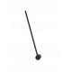 Sandy Black Aluminium & Acrylic LED 17 Watt 230 Volt 777Lm 3000K IP20 L: 6 W: 10 H: 60 cm 