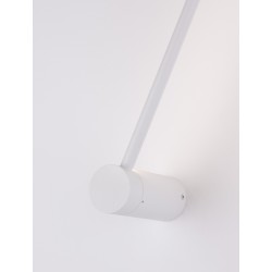 Sandy White Aluminium & Acrylic LED 17 Watt 230 Volt 777Lm 3000K IP20 L: 6 W: 10 H: 60 cm 