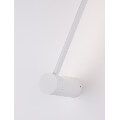 Sandy White Aluminium & Acrylic LED 17 Watt 230 Volt 777Lm 3000K IP20 L: 6 W: 10 H: 60 cm 