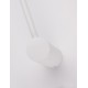 Sandy White Aluminium & Acrylic LED 17 Watt 230 Volt 777Lm 3000K IP20 L: 6 W: 10 H: 60 cm 