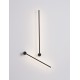 Sandy Black Aluminium & Acrylic LED 23 Watt 230 Volt 2725Lm 3000K IP20 L: 6 W: 10 H: 90 cm 