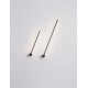 Sandy Black Aluminium & Acrylic LED 23 Watt 230 Volt 2725Lm 3000K IP20 L: 6 W: 10 H: 90 cm 
