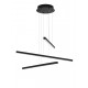 Sandy Black Aluminium & Acrylic LED 41 Watt 230 Volt 4183Lm 3000K IP20 L: 55 W: 55 H: 180 cm Adjustable Height 