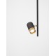 Black & Gold Aluminium LED GU10 1x10 Watt IP20 220-240 Volt Bulb Excluded D: 5.9 H: 62.2 cm 
