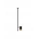 Black & Gold Aluminium LED GU10 1x10 Watt IP20 220-240 Volt Bulb Excluded D: 8 H: 64.3 cm 