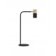 Sandy Black & Gold Aluminium LED GU10 1x10 Watt 220-240 Volt IP20 Bulb Excluded Cable Length: 165 cm D: 16 H: 55 cm 